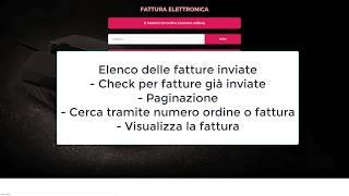 Fattura elettronica - Demo Applicazione front/back-end PHP/MySQL/MariaDB