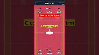 TAM vs GUJ Today Dream11 Team Prediction || Pro Kabaddi League 2024 || #shorts