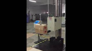 Package drop testing machine