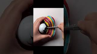 "눈썹칼"로 테이프볼 자르기 #tapeballcutting #satisfying #asmr #shorts