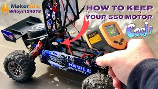 Makerfire Wltoys 124018: How to Keep your Motor Cool !