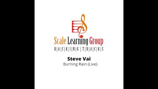 Steve Vai Burning Rain (Live) Backing Track