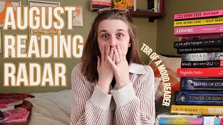 My August Reading Radar | TBR of a Mood Reader | Starting to Feel Spooky Fall Vibes