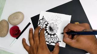 Easy Mandala art in 10minuts /subbu dreams/ art blog