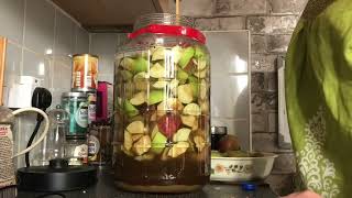 Time to harvest the apples again - preservation (apple sauce, vinegar & dehydrating)