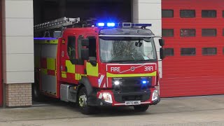 Suffolk Fire & Rescue Service - Princes Street ErT (73reg Volvo FL) Turnout