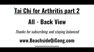 Tai Chi for Arthritis Part 2 -  Back View Full Form  TCA2