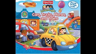 A Children's Book Reading: Cars, Trucks, Planes and Trains