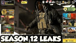 SEASON 12 LEAKS COD MOBILE || LEGENDARY NIKTO CHARACTER CALL OF DUTY MOBILE || NIGHT VISION CODM