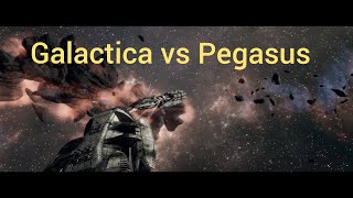 Galactica Vs Pegasus Battlestar Galactica Deadloock