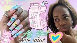 uñas tiernas kawaii para adolescentes|🍒 esto es demasiado exagerado para las chicas.