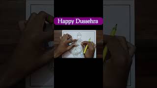 Ravan Drawing / Dussehra Drawing / How to Draw Ravan #shorts #youtubeshorts #ravan #dussehra