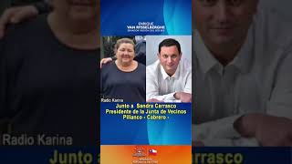 En Radio Karina junto a  Sandra Carrasco, Presidente de la Junta de Vecinos Pillanco - Cabrero -