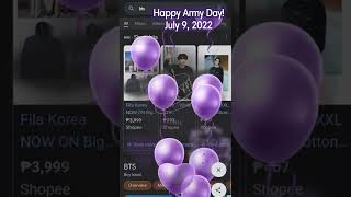 Happy Army Day! "I PURPLE YOU!", message from BTS (July 9, 2022)