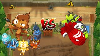 God Boosted Sharp Shots Dart Monkey vs Round 98 BTD6