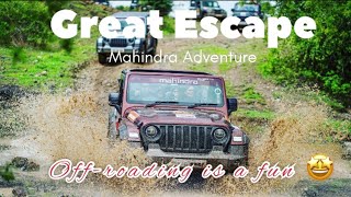 Mahindra Adventure at Chhatrapati Sambhajinagar | #greatescape #mahindraadventure #mh20 #offroading