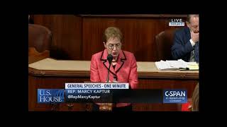 Rep. Kaptur urges colleagues to reject the culture of corruption that surrounds Trump