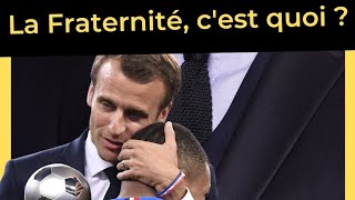 C'est quoi la Fraternité ? #politique #enseignementmoraleetcivique #mbappe #Macron #patriotisme