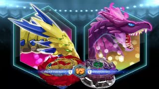 Beyblade burst app:The strongest balance type combo vs Wyvron W3