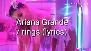 Ariana Grande - 7 rings (lyrics)