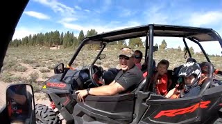 Mammoth Polaris RZR Turbo group ride US 395 Camping Eastern Sierras