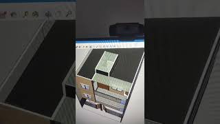 3 floors residential house design draw at sketchup #pjadventures #reels #trending #shorts