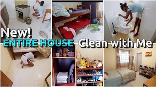 New! All Day Whole House Clean With  Me/ Cleaning & Scrubbing/ Petite mama