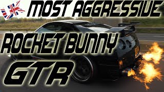 Knight Racer Rocket Bunny R35 GTR KR650 Flames!