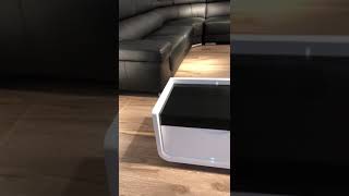 Nova coffee and TV table at Luxury Comfort showroom