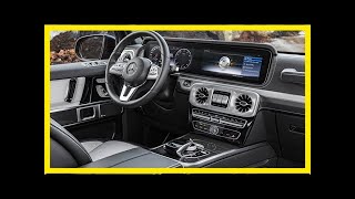 New mercedes g-class interior revealed