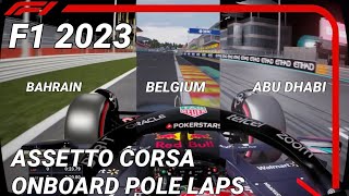 Recreating Every Pole Lap | 2023 F1 Season | #assettocorsa