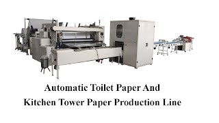 Good quality toilet roll paper kitchen towel making machine production line