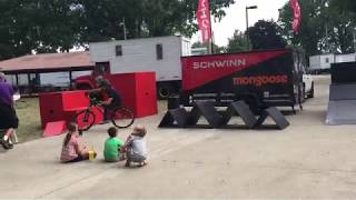 Bike stunt at the Lincoln Park Days Festival - Michigan