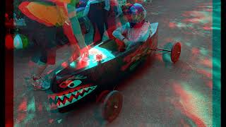 3D-Video: Seifenkistenrennen am Mannaberg in Rauenberg 2023 (Onboard-Kamera) / SOAP BOX RACING