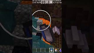 Minecraft covering whole pillager tower from lava and water