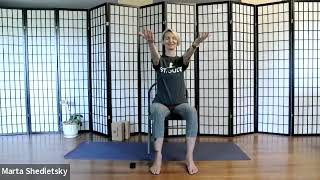 30-Minute Daily Yoga Challenge | St. Jude Fundraiser I Day 3 (Chair yoga)