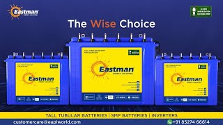 Eastman Tall Tubular Inverter Battery - Features & Uses | Top Inverter Battery for Homes & Offices