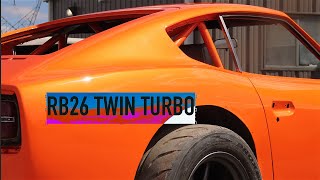 RB26 Twin Turbo Datsun 240z - Full Paint Job - HOK Tangelo