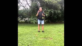 Practice golf while sheltering from hurricane Milton