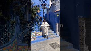 POV: you visit ‘the blue city’ on a whim 😏 📍Chefchaouen, Morocco 🇲🇦