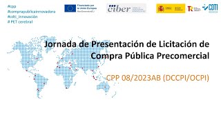 PET CEREBRAL: Jornada de presentación de la licitación de Compra Pública Precomercial