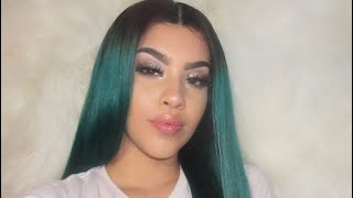 Green ombré wig | YSwigs