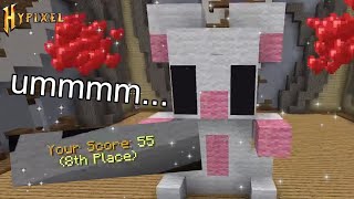 playing HYPIXEL AFTER 1 YEAR then FLOPPING in BUILD BATTLE...