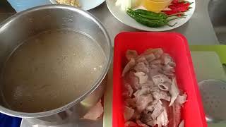 Simple beef lamang loob papaitan recipe