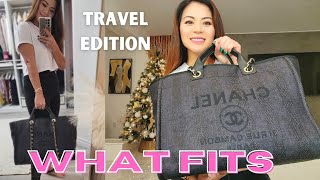 WHATS IN MY CHANEL DEAUVILLE TOTE | Travel Edition