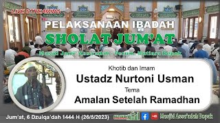 🔴 (Live) Khutbah dan Sholat Jum'at 26 Mei 2023 (6 Dzulqa'dah 1444 H) | Masjid Jami' Assa'adah