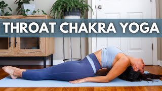 Throat Chakra Yoga Practice - 20 Minute Yoga Flow To Balance The Energy Of The Throat (Vishuddha)