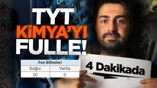 4 Dakikada: TYT Kimya Nasıl Fullenir? #yks