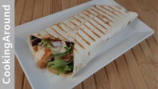 Skinny Chicken Wrap With Yogurt Dressing Recipe