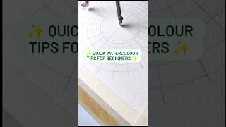 Watercolour tips for beginners #shorts #youtubeshorts #artist #painting #arttips #arthacks #hack